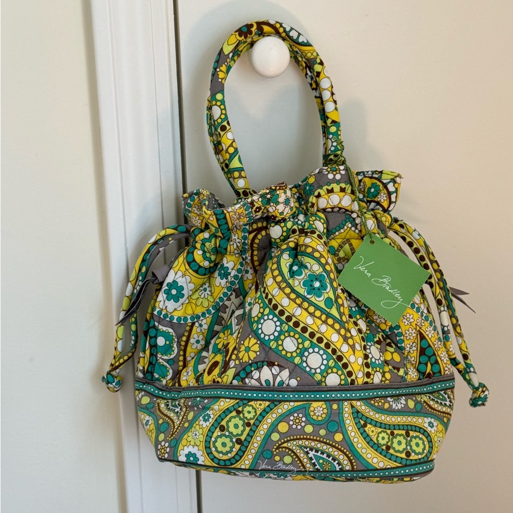 Vera Bradley Emma lemon parfait bag